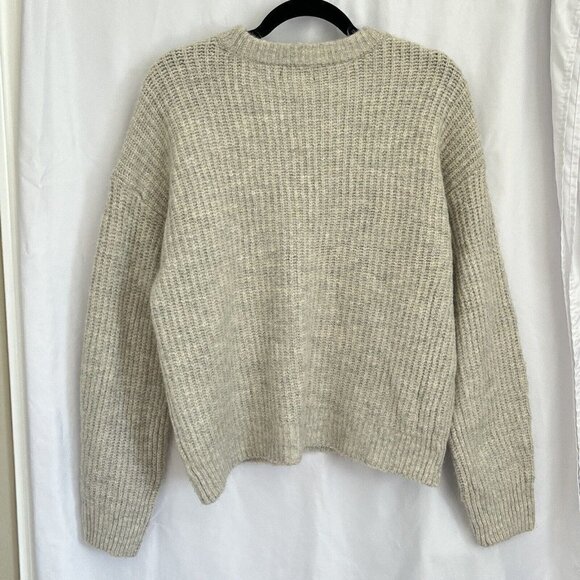 Romeo and Juliet Couture Pom Pom Knit Sweater Medium Pullover Ivory Multi Beige - Picture 4 of 12